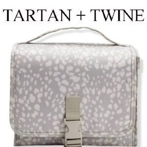 Tartan & Twine Leopord Beige Hanging Cosmetic Bag